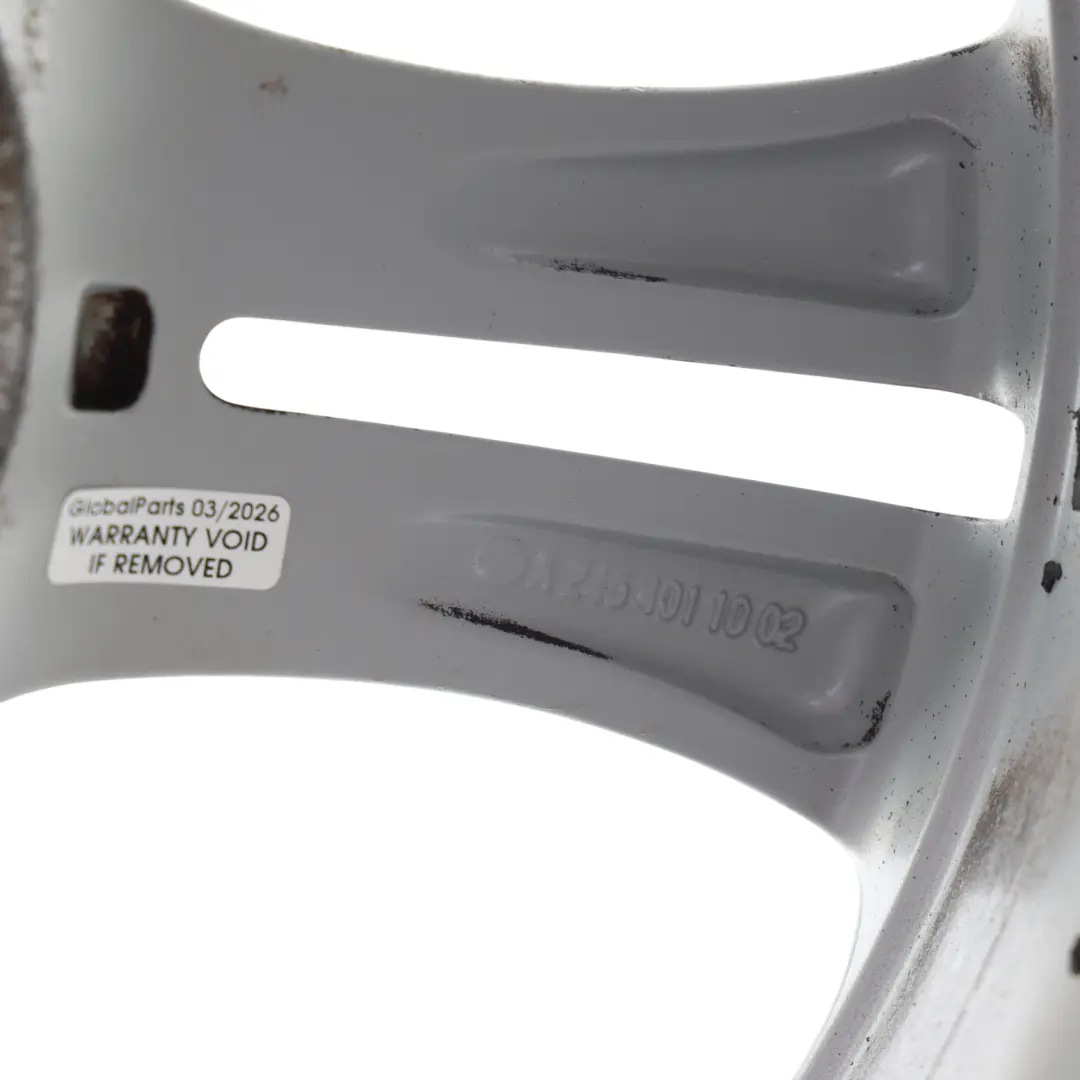 Mercedes W176 W246 Silver Wheel Alloy Rim 17" 7.5J ET:52.5 - SKU A2464011002-2 - Part number A2464011002