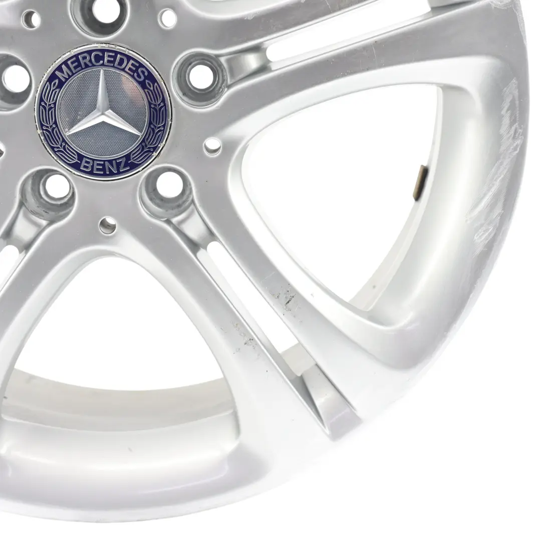 Mercedes W176 W246 Silberne Leichtmetallfelge 17" 7.5J ET:52.5 - SKU A2464011002-2 - Teilenummer A2464011002