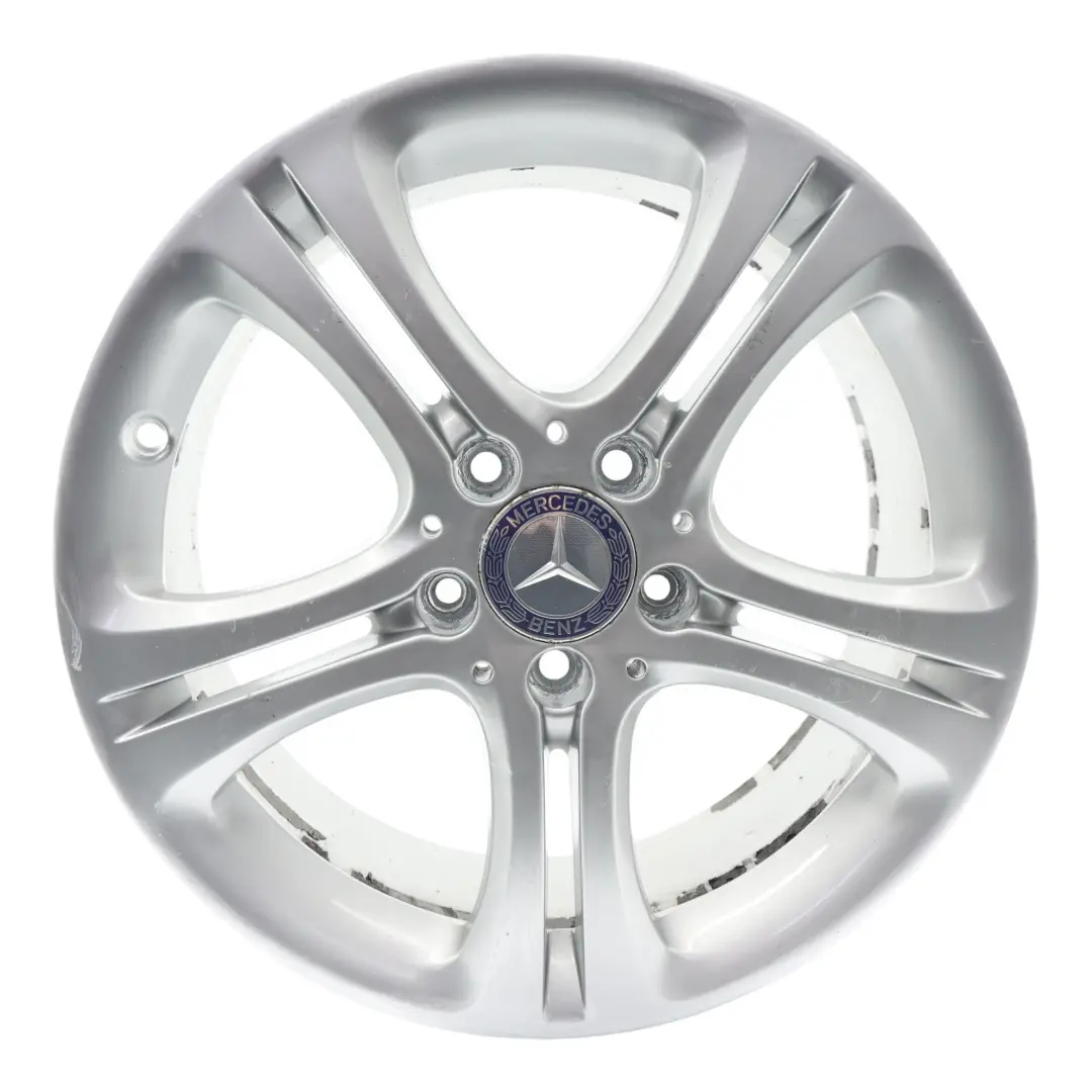 Alloy Rim 17" 7.5J ET:52.5 to Mercedes W176 W246 Silver Wheel with Part number A2464011002 Mercedes W176 W246 Silver Wheel Alloy Rim 17" 7.5J ET:52.5 - SKU A2464011002-3 - Part number A2464011002