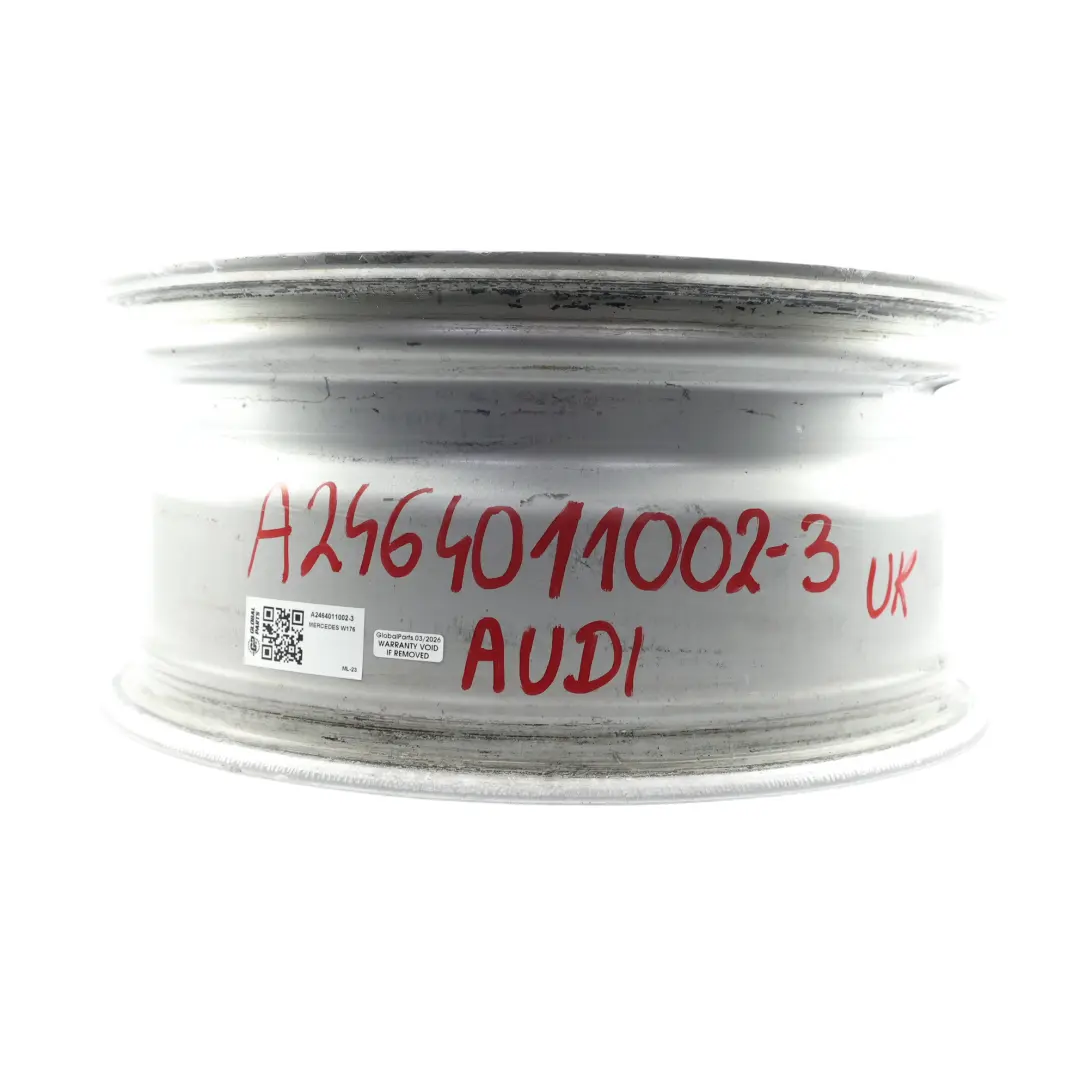 Mercedes W176 W246 Silver Wheel Alloy Rim 17" 7.5J ET:52.5 - SKU A2464011002-3 - Part number A2464011002