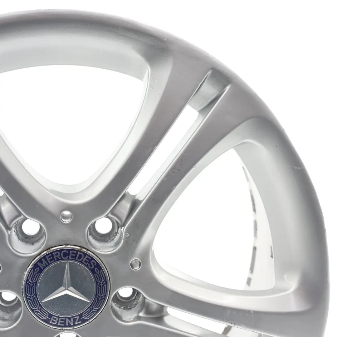 Alloy Rim 17" 7.5J ET:52.5 to Mercedes W176 W246 Silver Wheel with Part number A2464011002 Mercedes W176 W246 Silver Wheel Alloy Rim 17" 7.5J ET:52.5 - SKU A2464011002-3 - Part number A2464011002