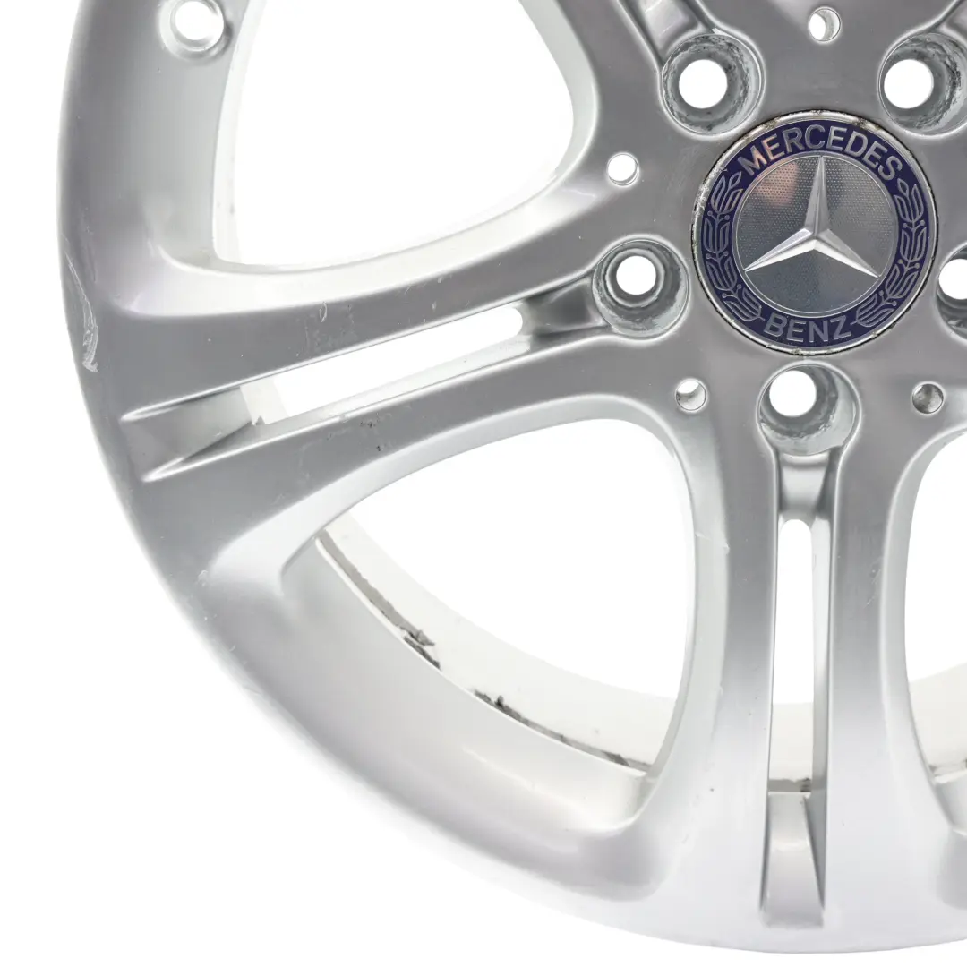 Alloy Rim 17" 7.5J ET:52.5 to Mercedes W176 W246 Silver Wheel with Part number A2464011002 Mercedes W176 W246 Silver Wheel Alloy Rim 17" 7.5J ET:52.5 - SKU A2464011002-3 - Part number A2464011002