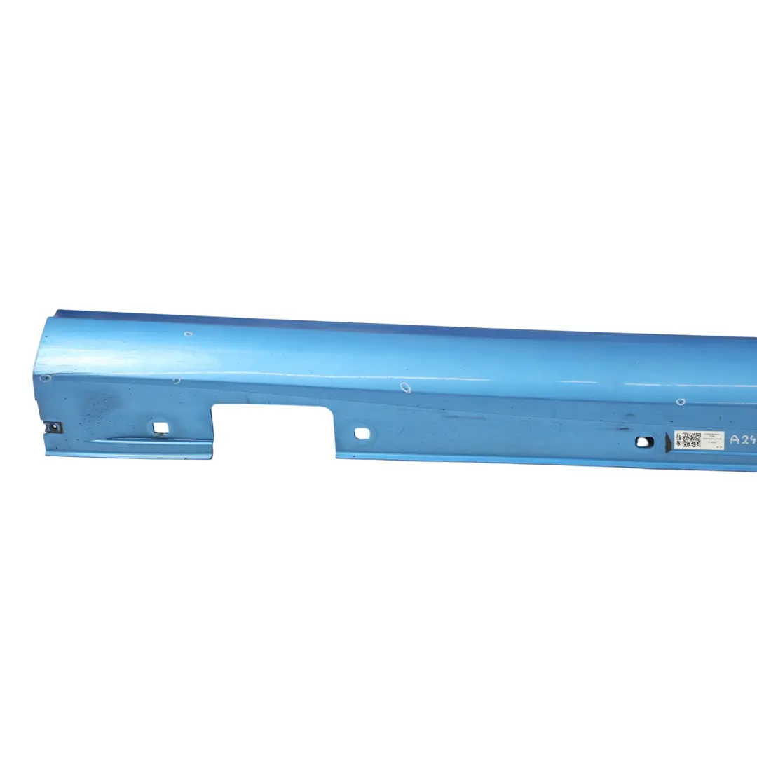 Mercedes W176 W246 Türschwellerabdeckung rechts South Seas Blue - 162 - SKU A2466980654-SSB - Teilenummer A2466980654