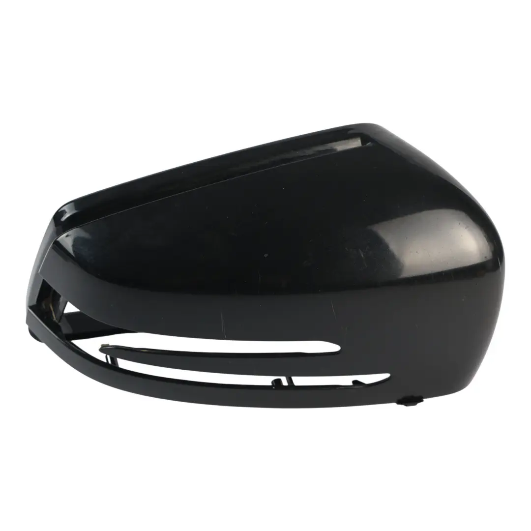 Mercedes W176 Carcasa Espejo Retrovisor Derecho Negro Cosmos 191 - SKU A2468110200-KB1 - Número de pieza A2468110200