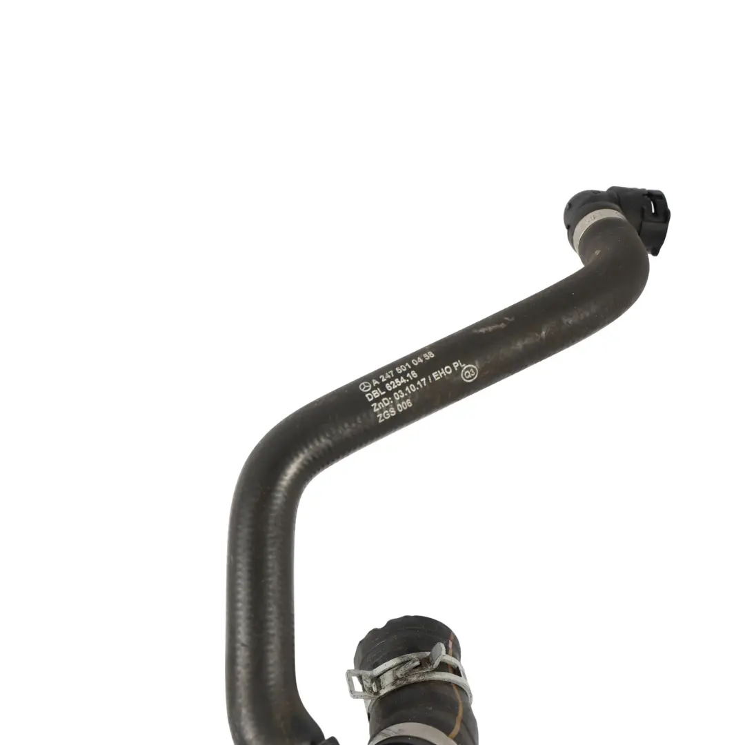 Manguera Refrigerante Radiador Derecha para Mercedes W177 con número de pieza A2475010458 Mercedes W177 Manguera Refrigerante Radiador Derecha - SKU A2475010458-1 - Número de pieza A2475010458