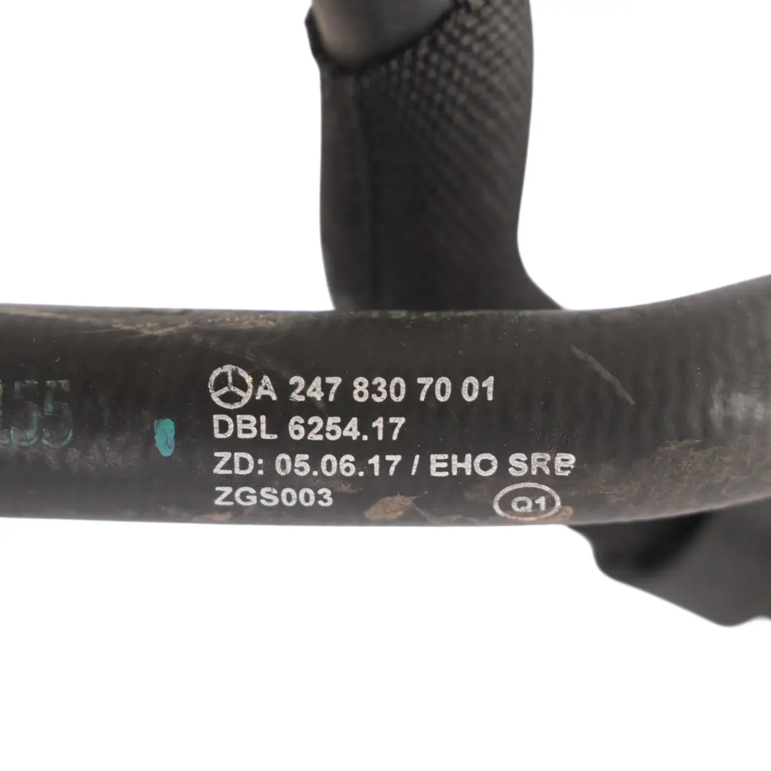 Mercedes W177 Water Hose Coolant Cooling Tube Hose Pipe Line - SKU A2475062800-2 - Part number A2475062800