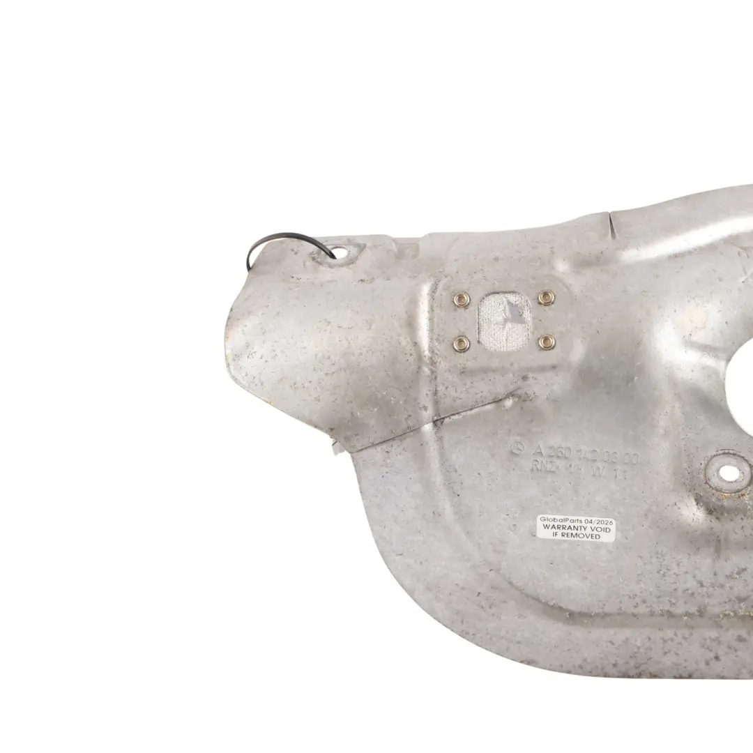 Turbocharger Heat Shield Cover to Mercedes W177 Turbo with Part number A2601420300 Mercedes W177 Turbo Turbocharger Heat Shield Cover - SKU A2601420300 - Part number A2601420300