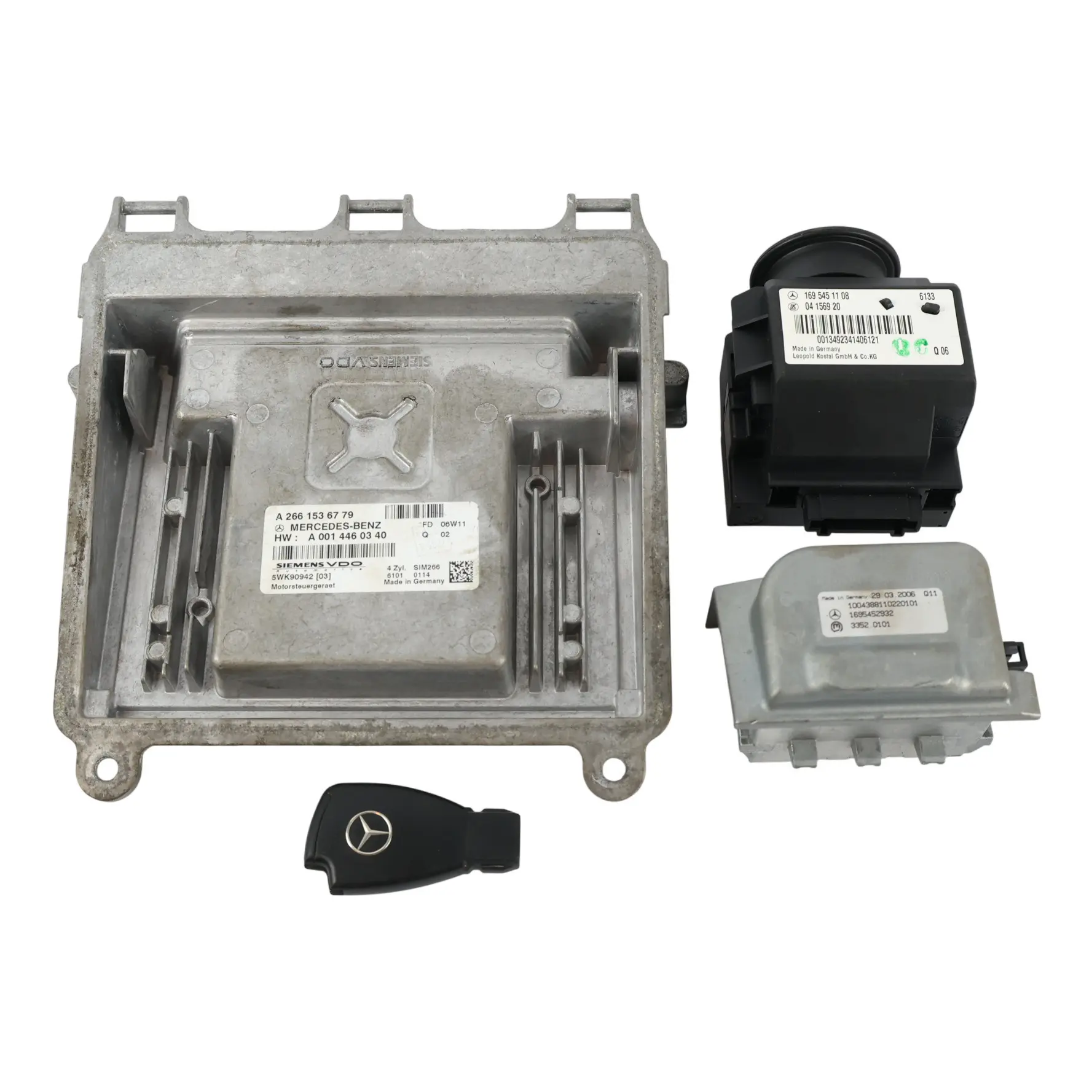 Mercedes W245 M266.920 95HP Kit Modulo Controllo Motore A2661536779 Automatico