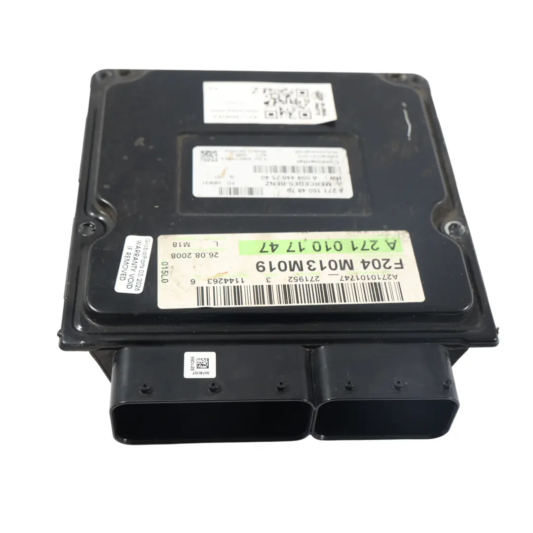 Mercedes W204 C180 Kompressor 271.952 156HP Centralina ECU Manuale - SKU A2711504879-2 - Numero di parte A2711504879