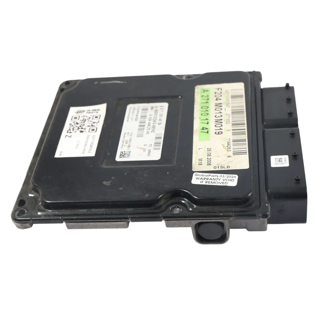 Mercedes W204 C180 Kompressor 271.952 156HP Calculateur ECU Manuel - SKU A2711504879-2 - Numéro de pièce A2711504879