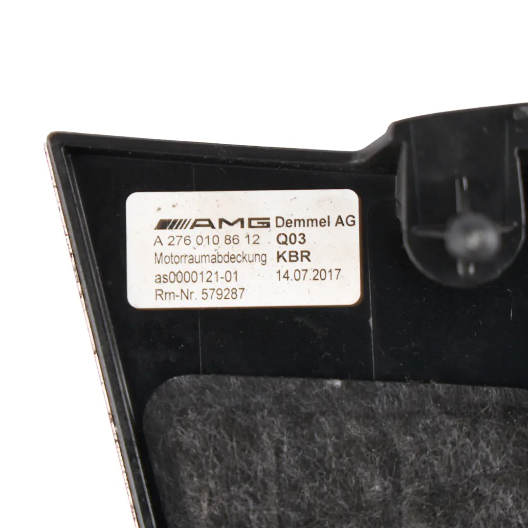 Mercedes W205 3.0 Petrol M276 Upper Top Engine Cover Trim Panel - SKU A2760108612 - Part number A2760108612