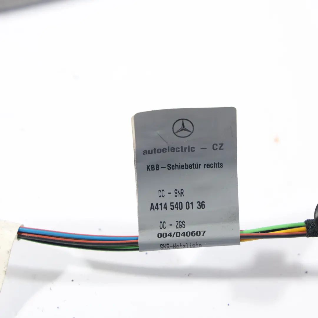 Mercedes Vaneo W414 Door Lock Latch Mechanism Rear Right O/S - SKU A4147300535-1 - Part number A4147300535