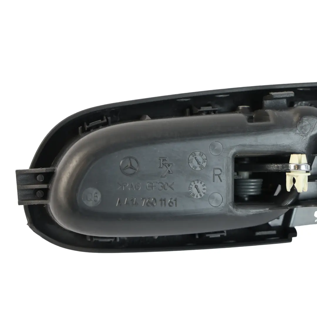 W414 Front Interior Door Handle Right O/S to Mercedes Vaneo with Part number A4147601161 Mercedes Vaneo W414 Front Interior Door Handle Right O/S - SKU A4147601161 - Part number A4147601161