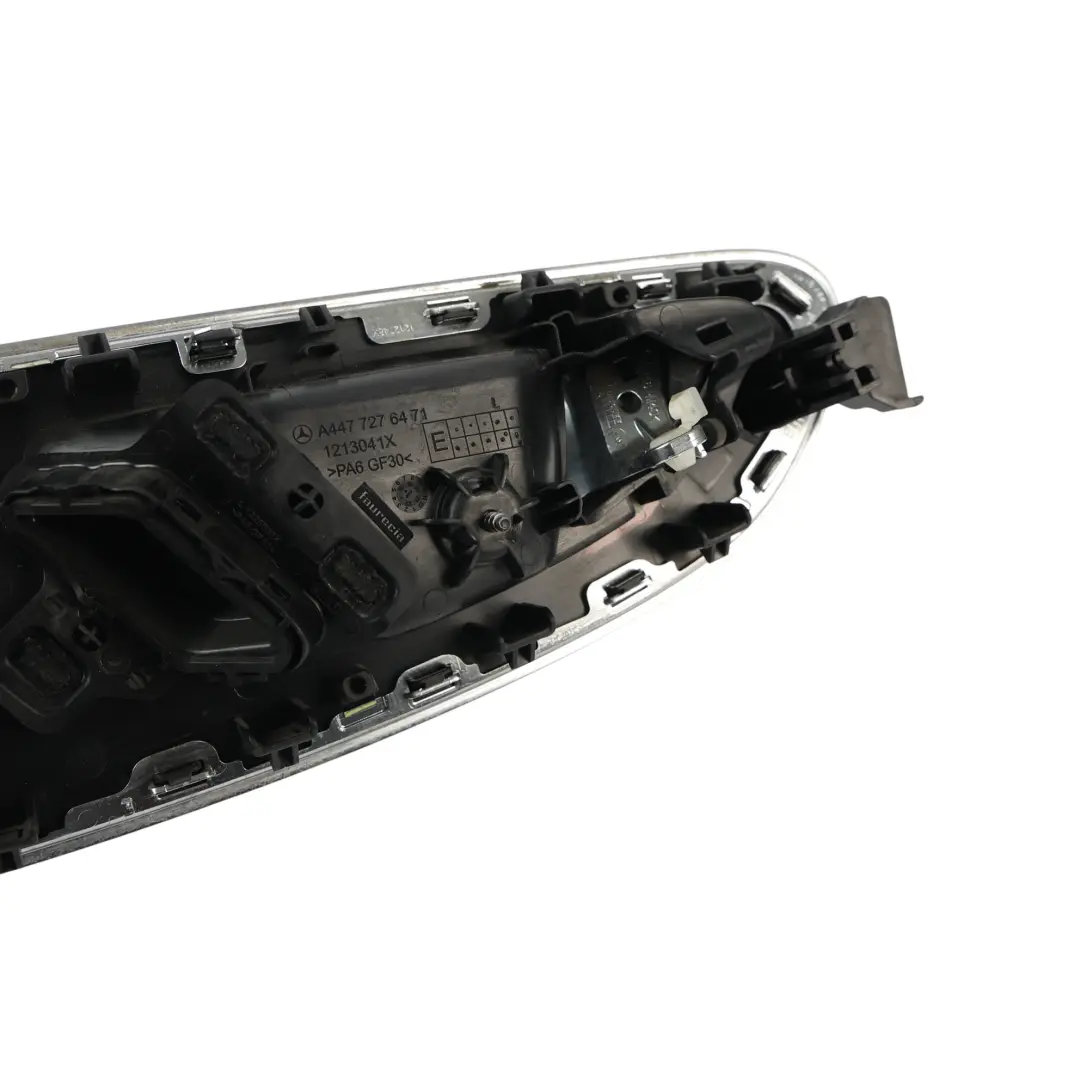 Front Door Grab Handle Pull Trim Cover Black Left N/S to Mercedes W447 with Part number A4477276471 Mercedes W447 Front Door Grab Handle Pull Trim Cover Black Left N/S - SKU A4477276471 - Part number A4477276471