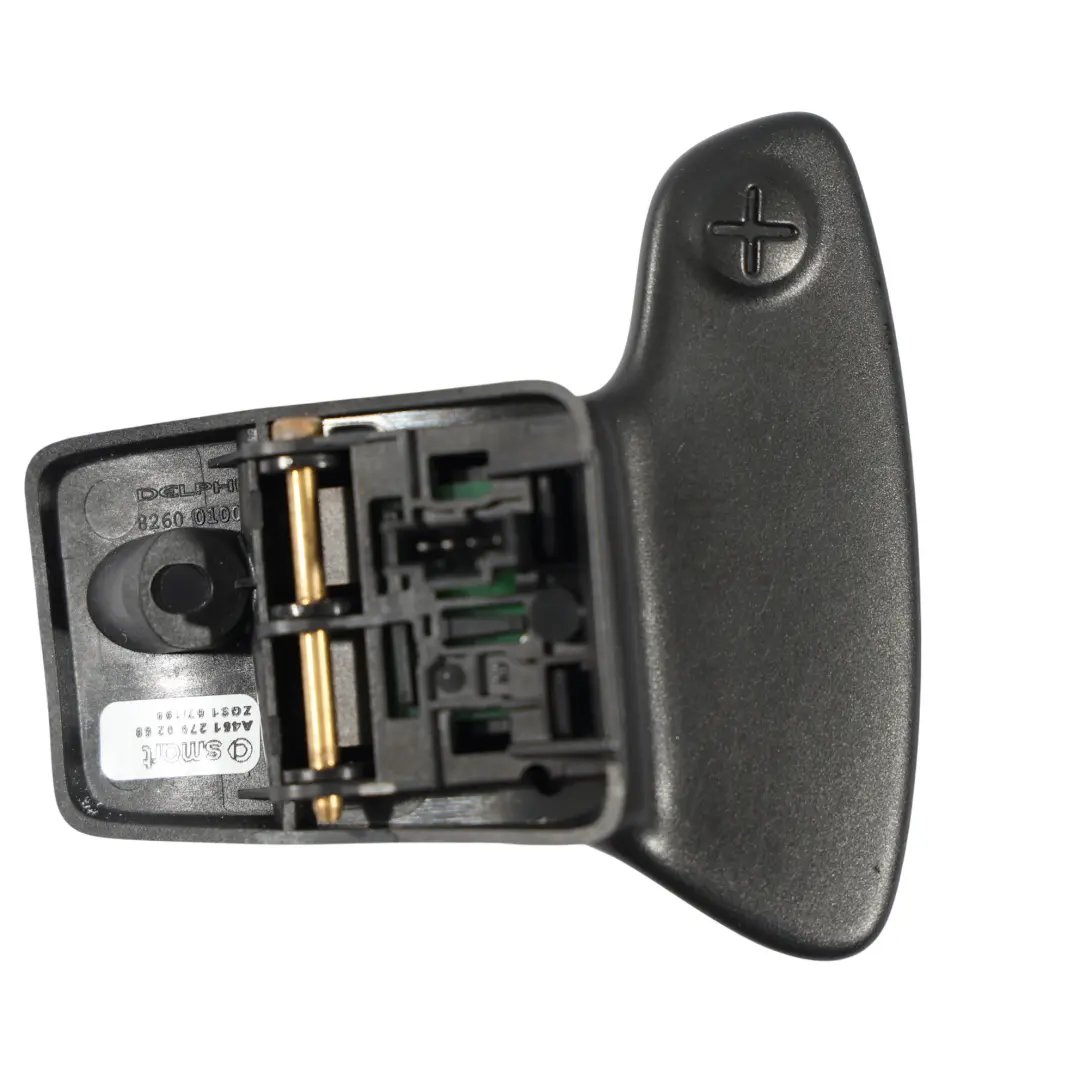 Selector Paleta Cambio Volante Marcha Superior para Smart Fortwo 451 con número de pieza A4512700258 Smart Fortwo 451 Selector Paleta Cambio Volante Marcha Superior - SKU A4512700258 - Número de pieza A4512700258