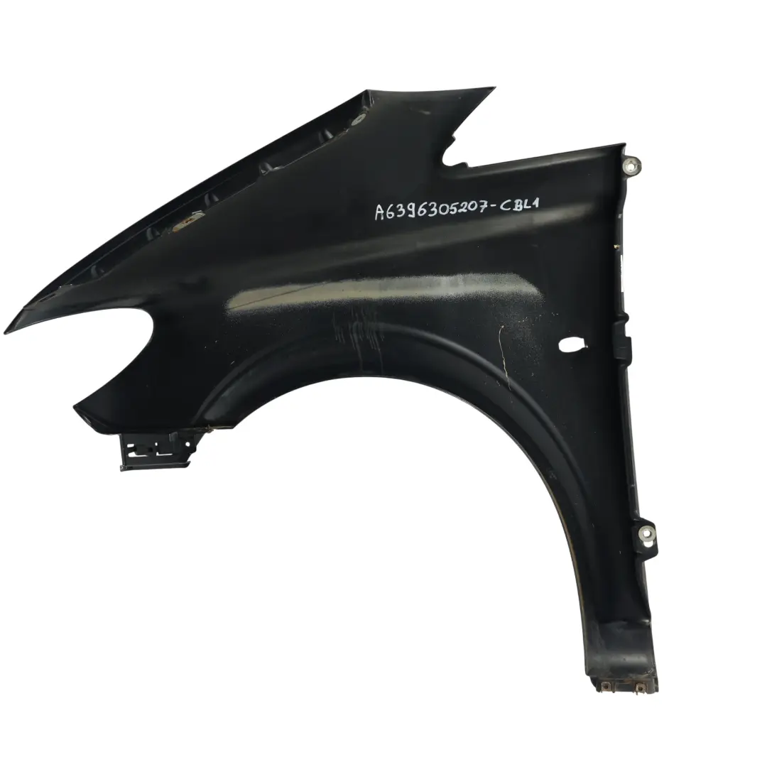  Mercedes-Benz Vito Viano W639 Front Right O/S Wing Panel Fender Carbon Black 040 - SKU A6396305207-CBL1 - Part number A6396305207