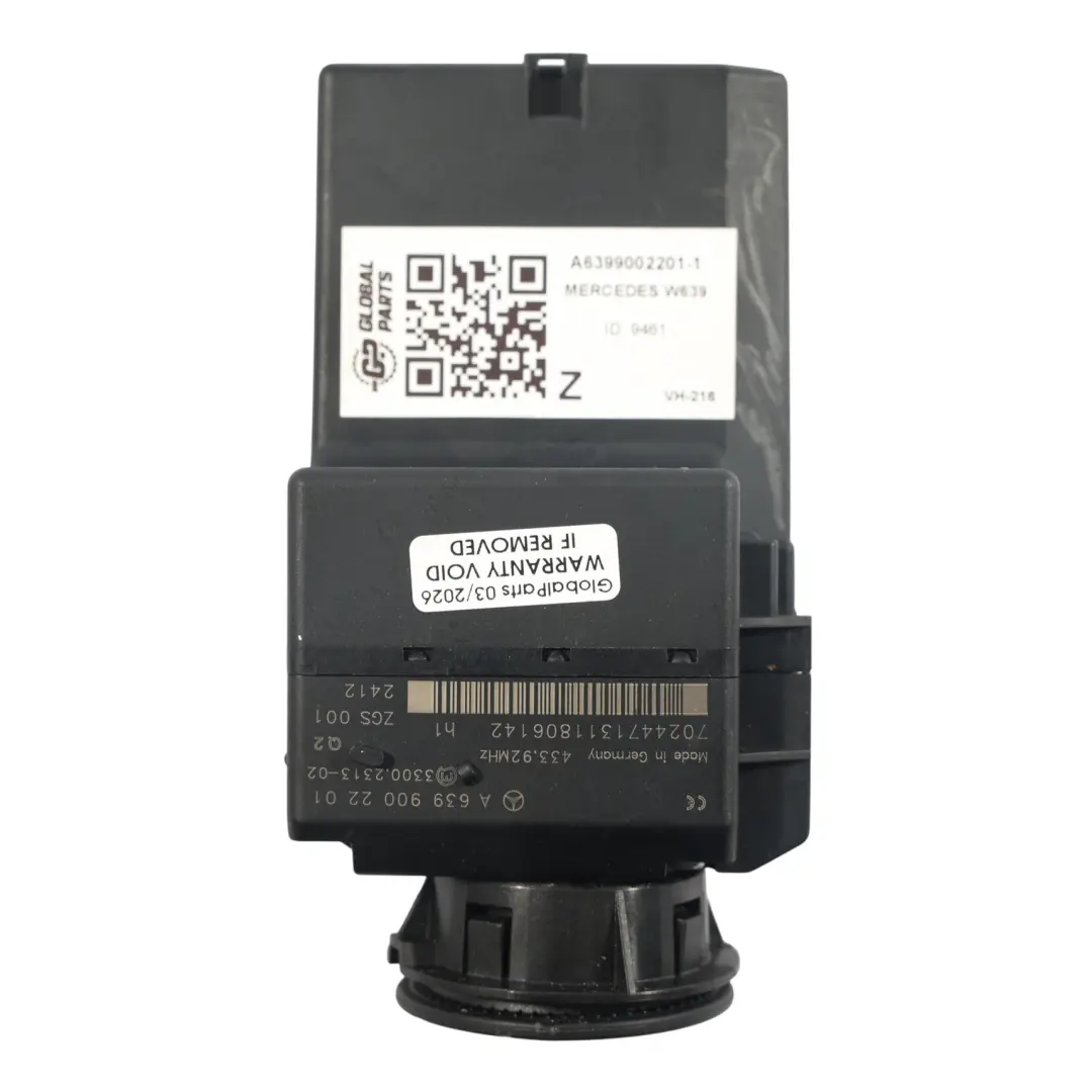 Zündschloss Steuergerät für Mercedes Vito W639 mit Teilenummer A6399002201 Mercedes Vito W639 Zündschloss Steuergerät - SKU A6399002201-1 - Teilenummer A6399002201