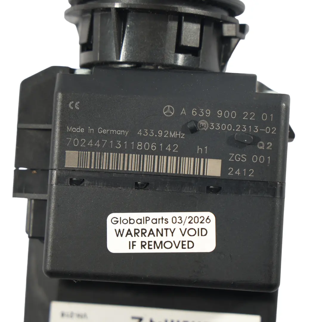 Interruttore Accensione Centralina per Mercedes Vito W639 con numero di parte A6399002201 Mercedes Vito W639 Interruttore Accensione Centralina - SKU A6399002201-1 - Numero di parte A6399002201