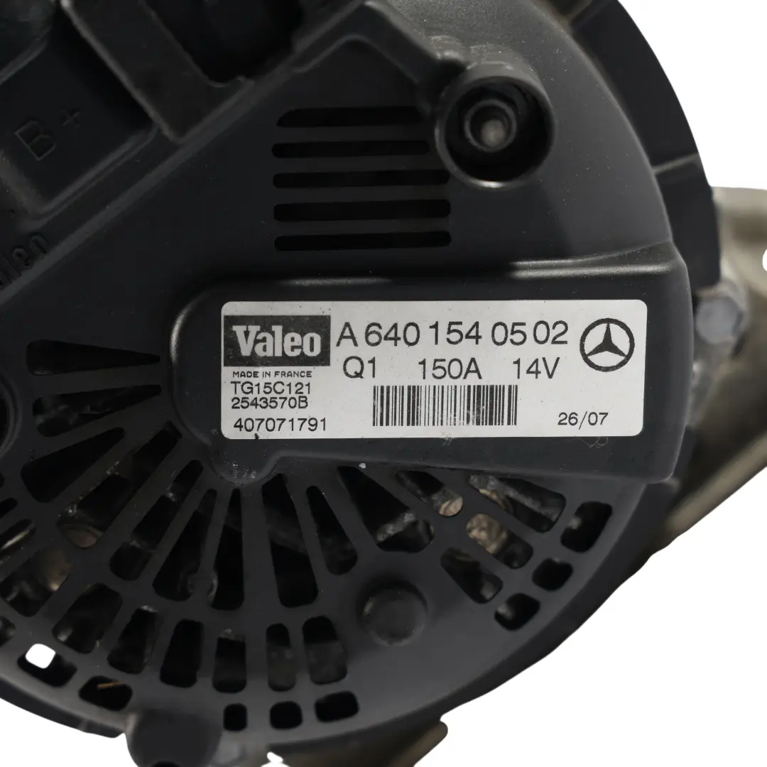 Mercedes W169 W245 A B 160 180 200 CDI OM640 Alternatore - SKU A6401540502-1 - Numero di parte A6401540502