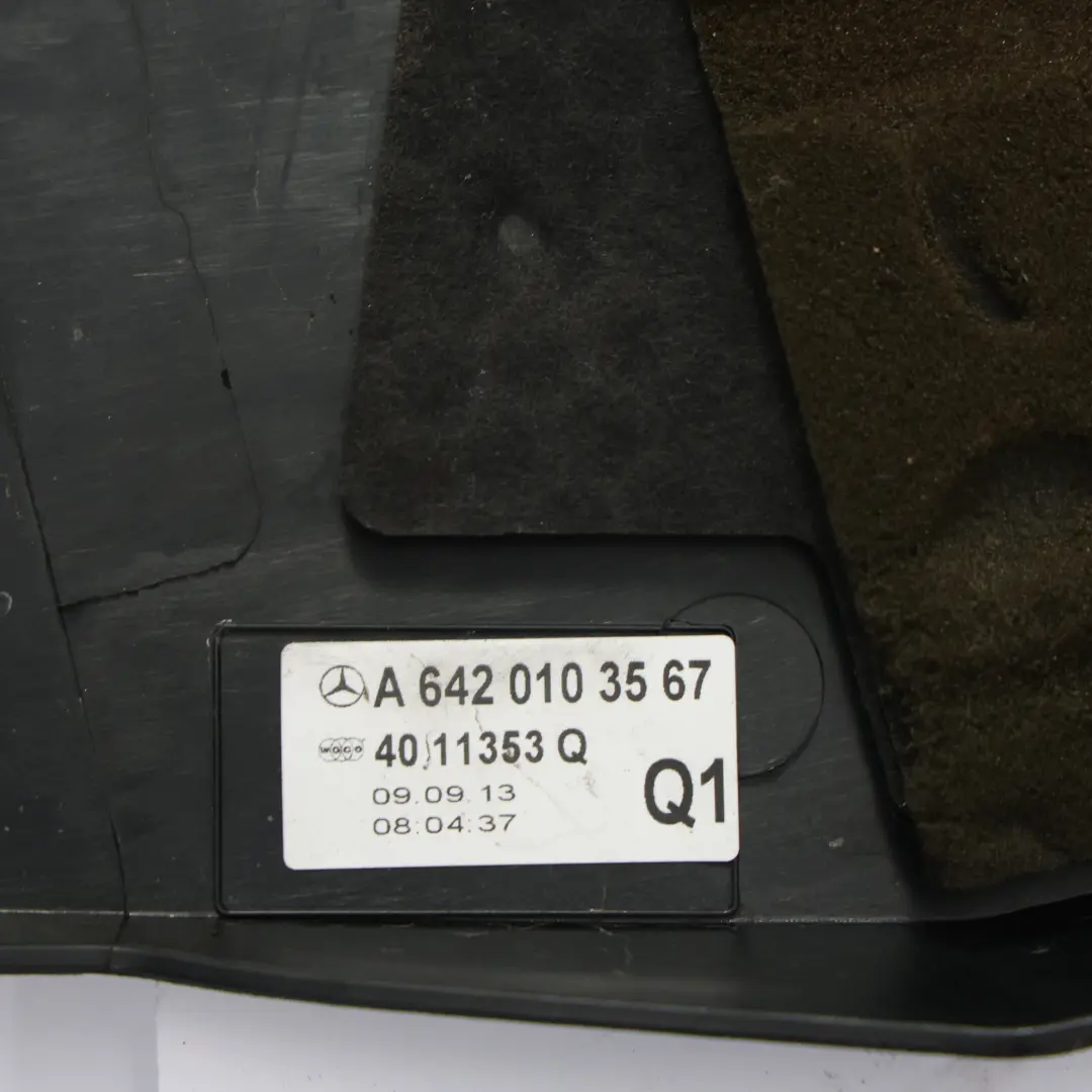 W207 W212 Motor Abdeckung OM642 Verkleidung Gehäuse für Mercedes mit Teilenummer A6420103567 Mercedes W207 W212 Motor Abdeckung OM642 Verkleidung Gehäuse - SKU A6420103567 - Teilenummer A6420103567
