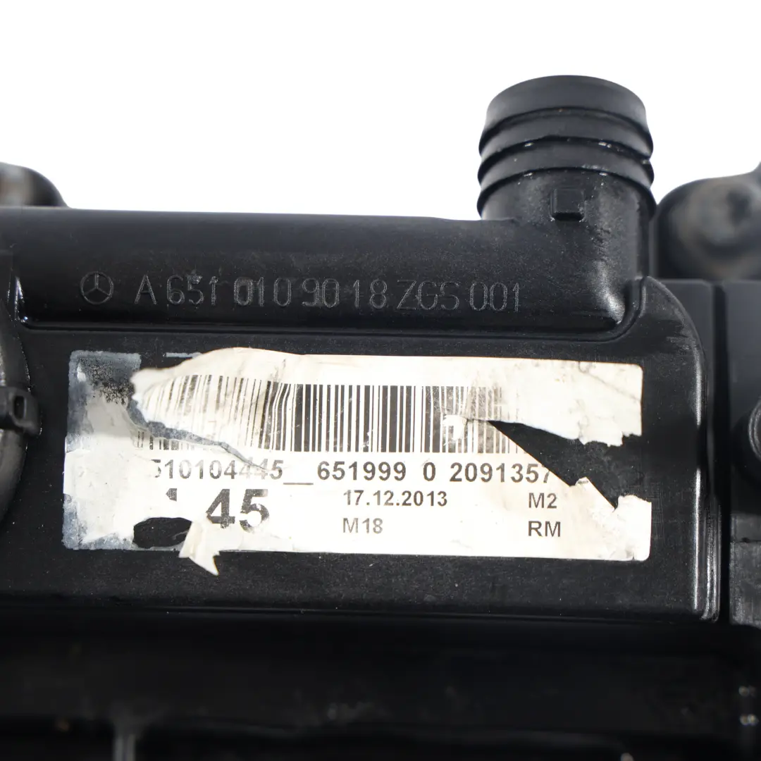 Mercedes W176 OM651 Diesel Couvercle Culbuteur Moteur - SKU A6510109018 - Numéro de pièce A6510109018