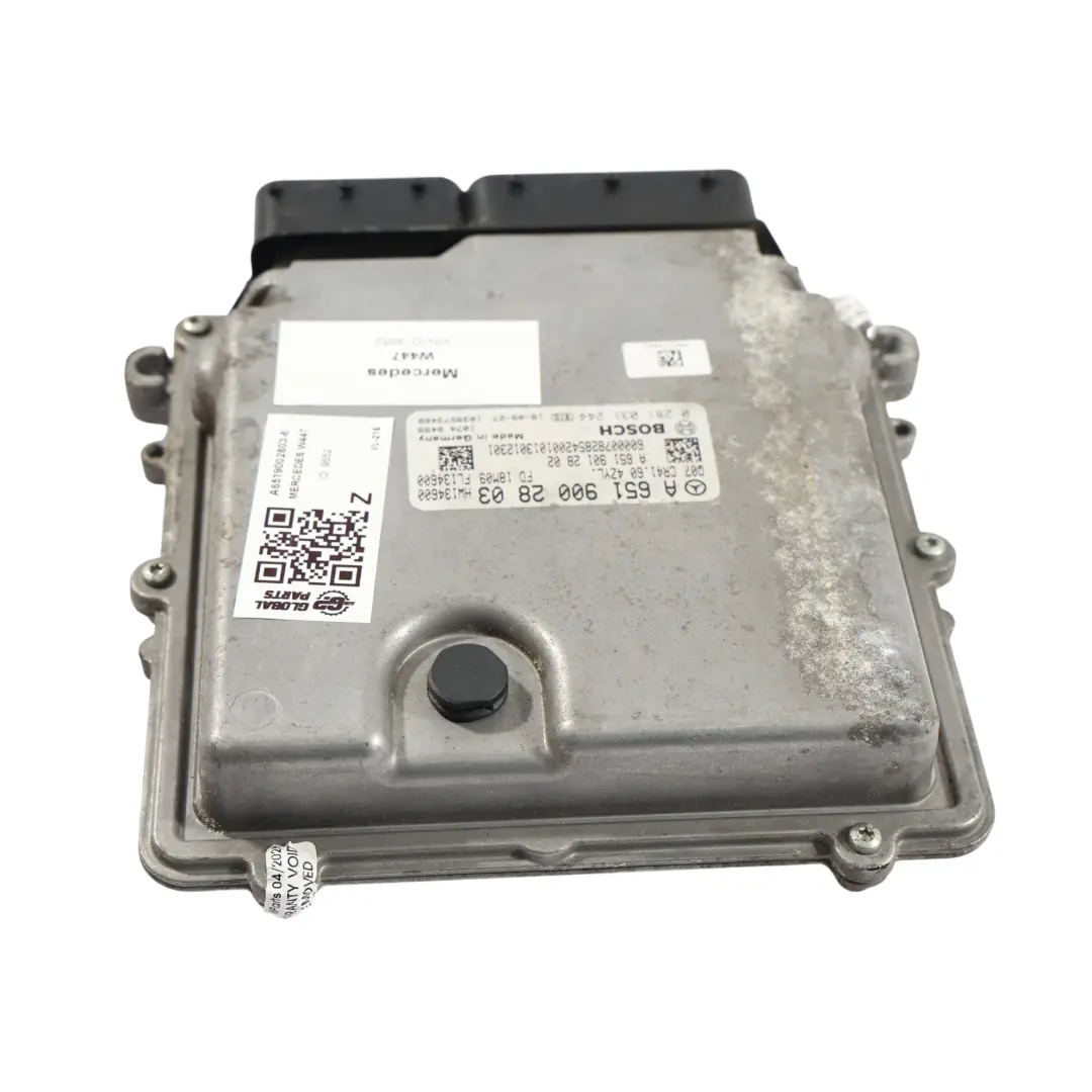Mercedes W447 Motor Steuergerät ECU 136HP 114 CDI OM651.950 Manuell - SKU A6519002803-6 - Teilenummer A6519002803