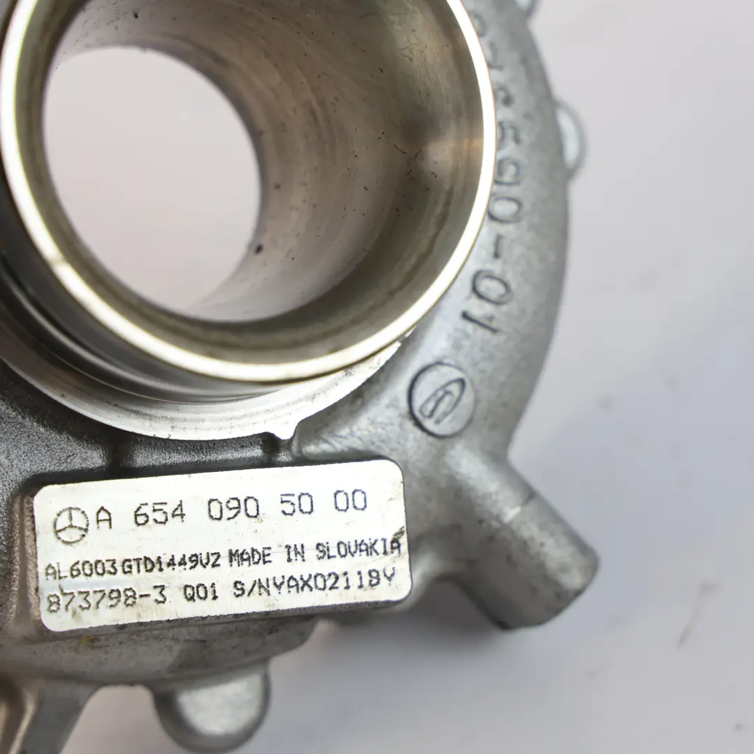 W907 Carcasa Compresor Turbo 316 CDI OM651 para Mercedes Sprinter con número de pieza A6540905000 Mercedes Sprinter W907 Carcasa Compresor Turbo 316 CDI OM651 - SKU A6540905000-1 - Número de pieza A6540905000