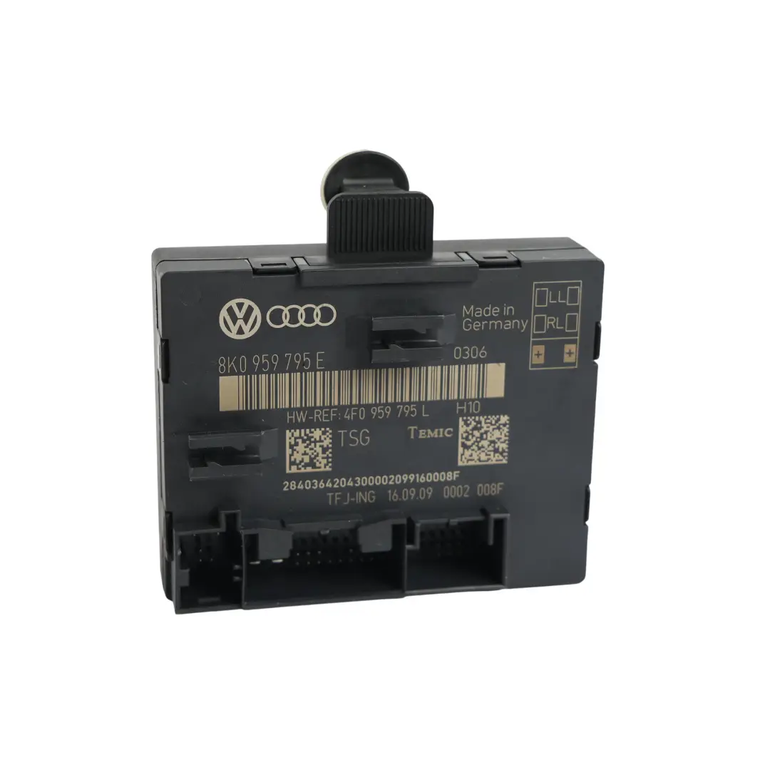 Audi A4 B8 A5 8F Module Contrôle Vitre Porte Avant Gauche Droite - SKU 8K0959795E - Numéro de pièce a8K0959795E