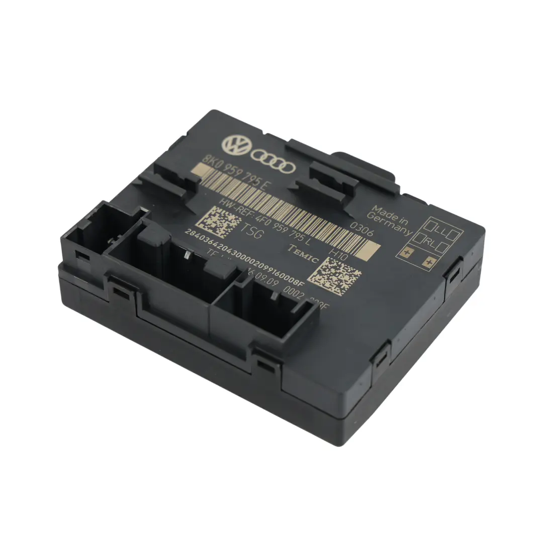 Audi A4 B8 A5 8F Moduł Sterownik Drzwi Przedni Lewy Prawy - SKU 8K0959795E - Numer Części a8K0959795E