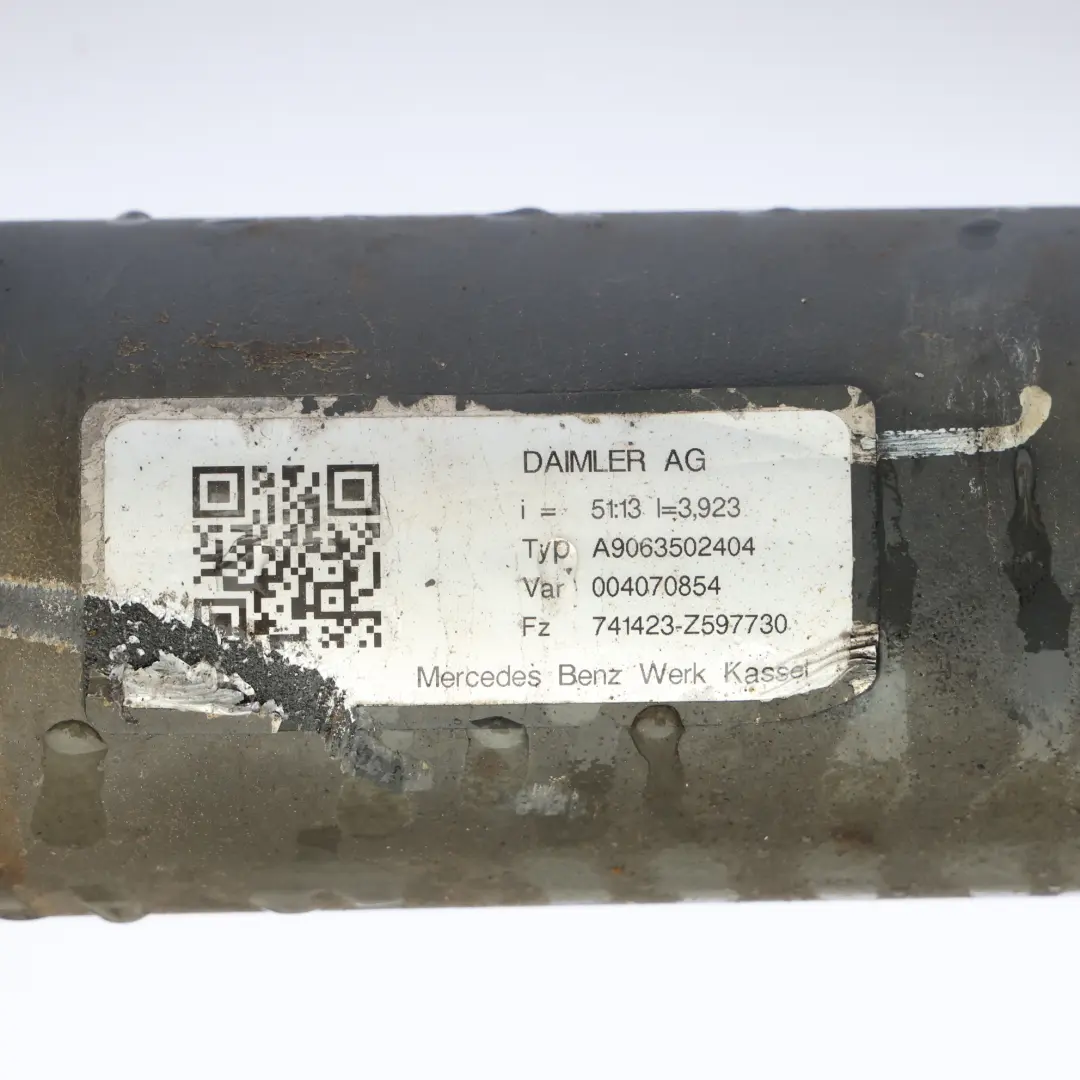 Mercedes Sprinter W906 Rear Differential Diff 741423 51:13 3,923 - SKU A9063502404 - Part number A9063502404