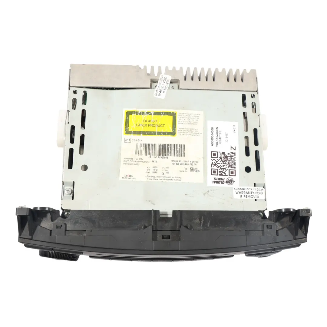 Radio CD Player Head Unit to Volkswagen Crafter 2E with Part number A9069004000 Volkswagen Crafter 2E Radio CD Player Head Unit - SKU A9069004000 - Part number A9069004000