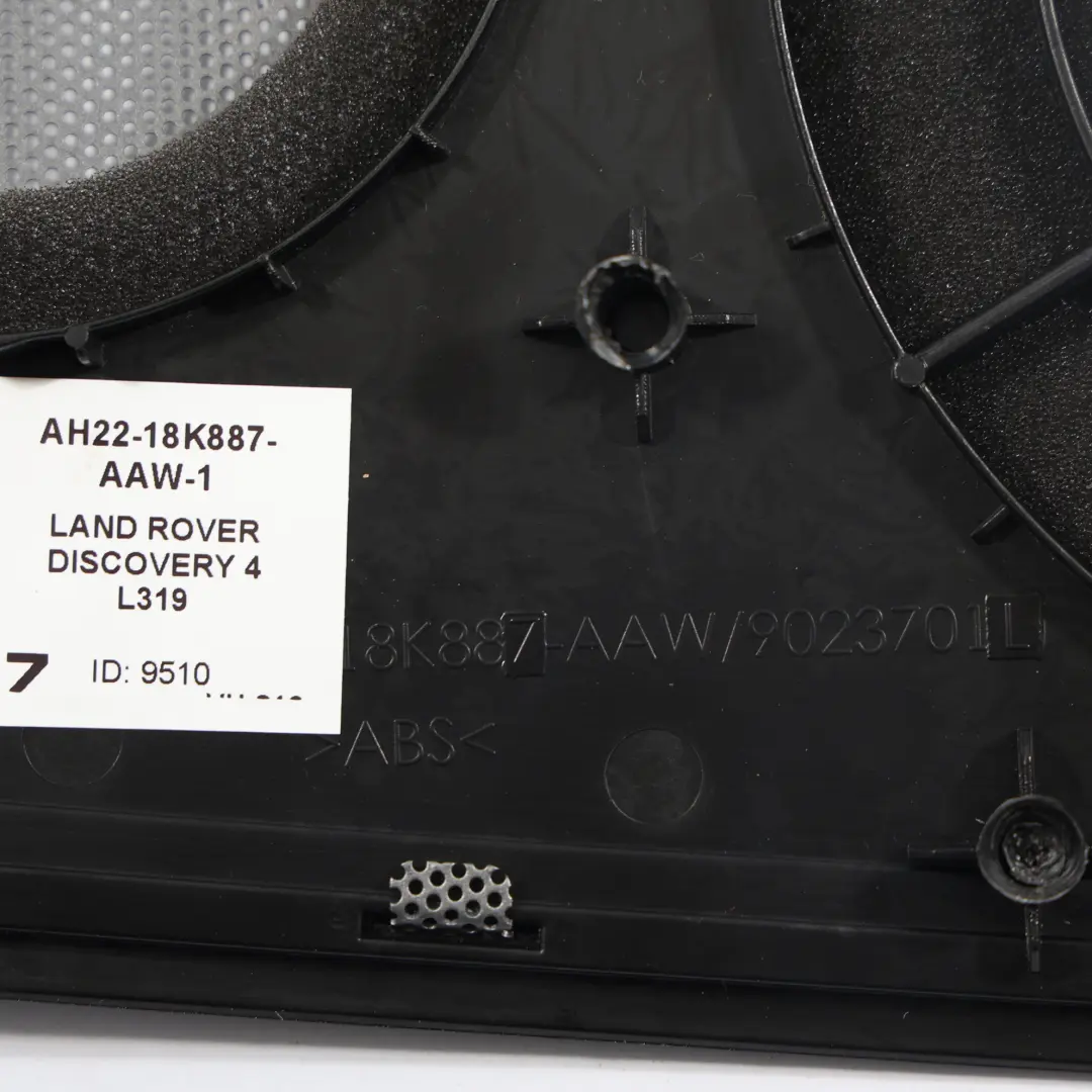 Land Rover Discovery 4 L319 Grille Haut-Parleur Avant Gauche - SKU AH22-18K887-AAW-1 - Numéro de pièce AH22-18K887-AAW