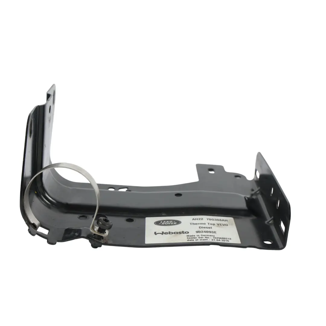 Soporte Montaje Precalentador Webasto para Land Rover Discovery L319 con número de pieza AH22-70G308-AH Land Rover Discovery L319 Soporte Montaje Precalentador Webasto - SKU AH22-70G308-AH - Número de pieza AH22-70G308-AH