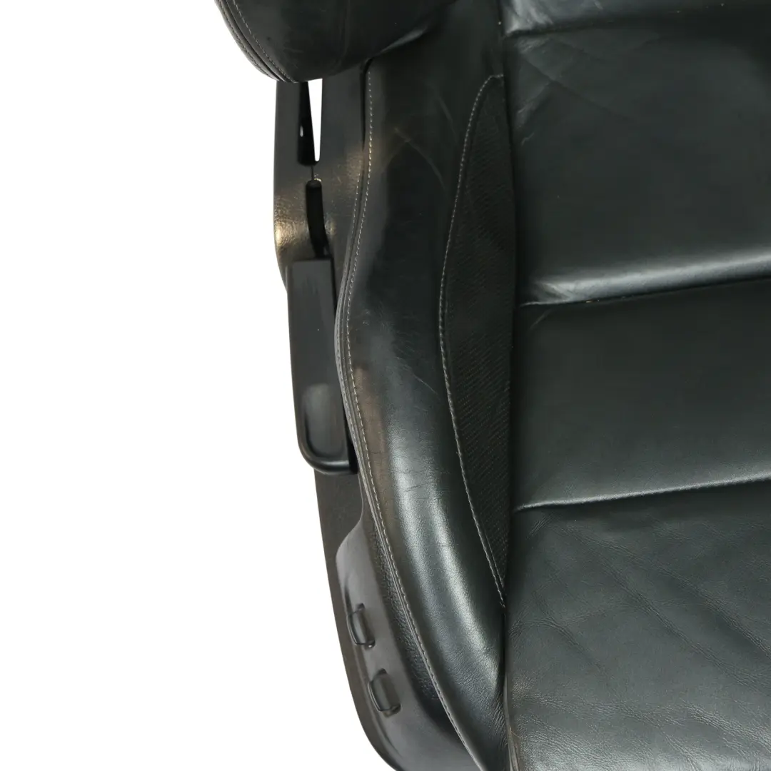 Audi RS4 B7 Sitze Vorne Hinten Bank Sofa Beheizt Sport Valcona Leder Schwarz SET - SKU AUDI-RS4-B7-SEATS-LEATHER-VALCONA-SET - Teilenummer AUDI-RS4-B7-SEATS-LEATHER-VALCONA-SET