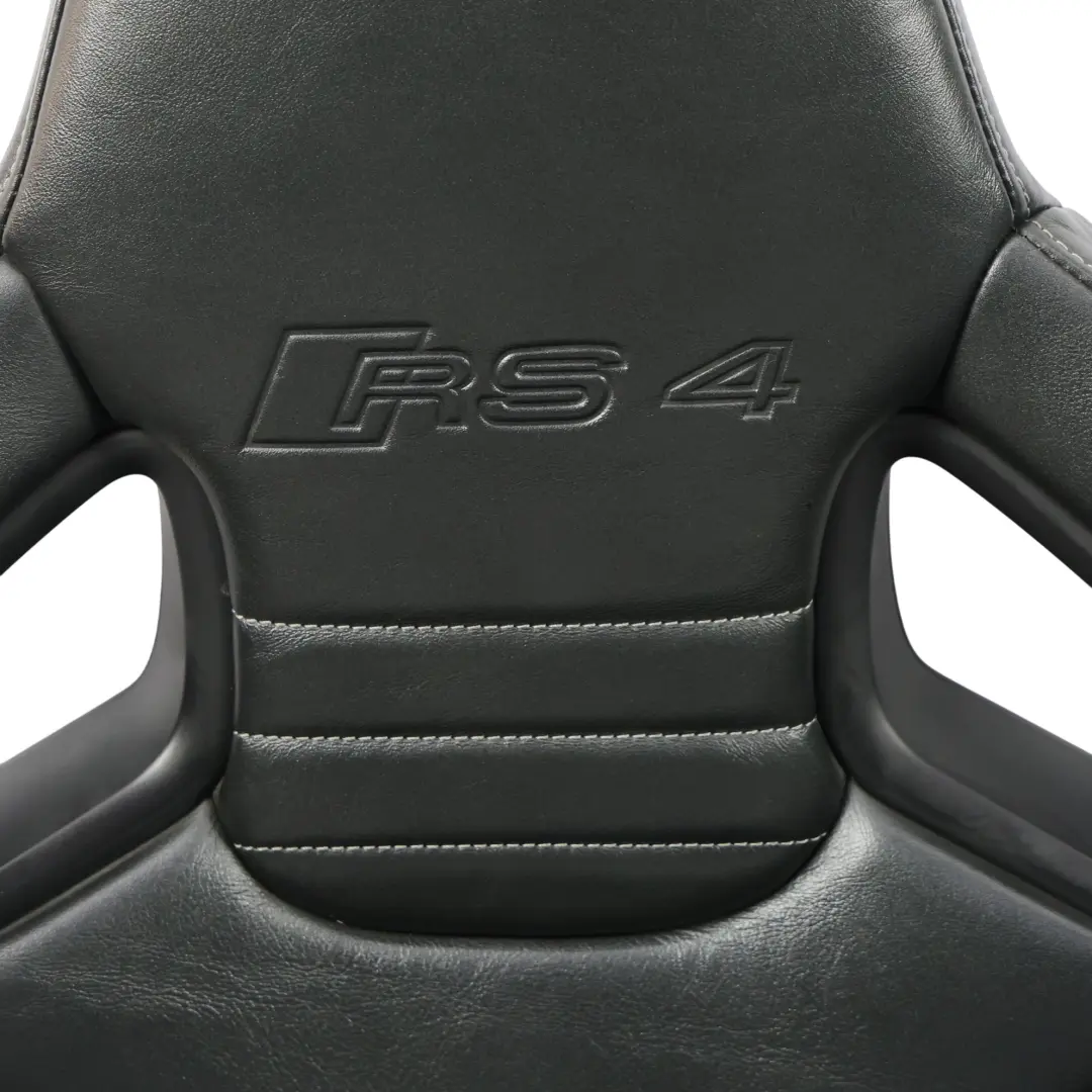 Audi RS4 B7 Sedili Anteriori Posteriori Riscaldati Sport Pelle Valcona Neri - SKU AUDI-RS4-B7-SEATS-LEATHER-VALCONA-SET - Numero di parte AUDI-RS4-B7-SEATS-LEATHER-VALCONA-SET