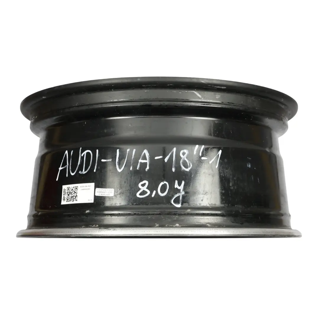 Audi Silver Black Bicolour Wheel Alloy Rim 18" 8J ET:42 - SKU AUDI-VIA-18-1 - Part number AUDI-VIA-18