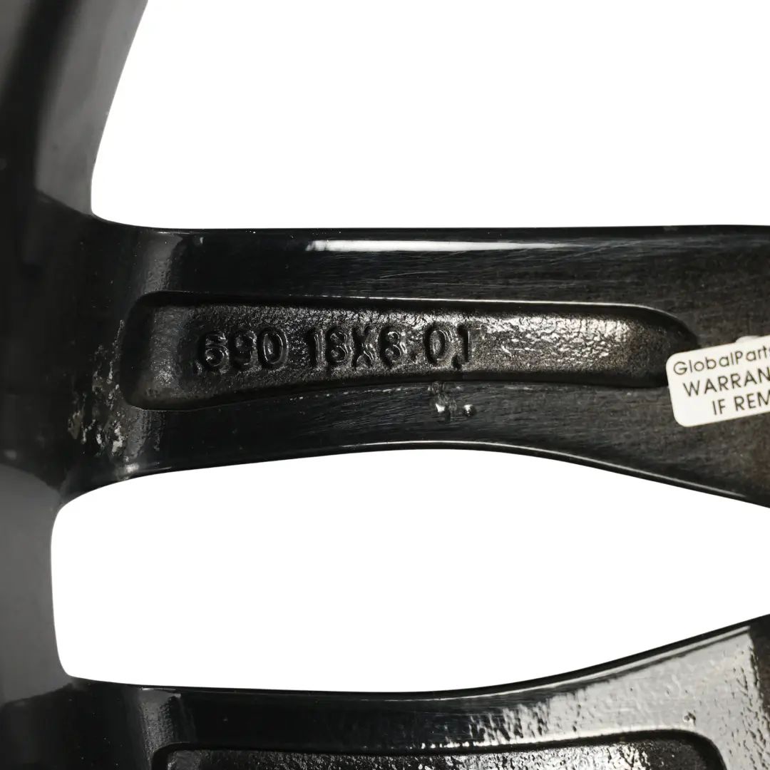 Audi Silber Schwarz Zweifarbig Alu Felge 18" 8J ET:42 - SKU AUDI-VIA-18-2 - Teilenummer AUDI-VIA-18