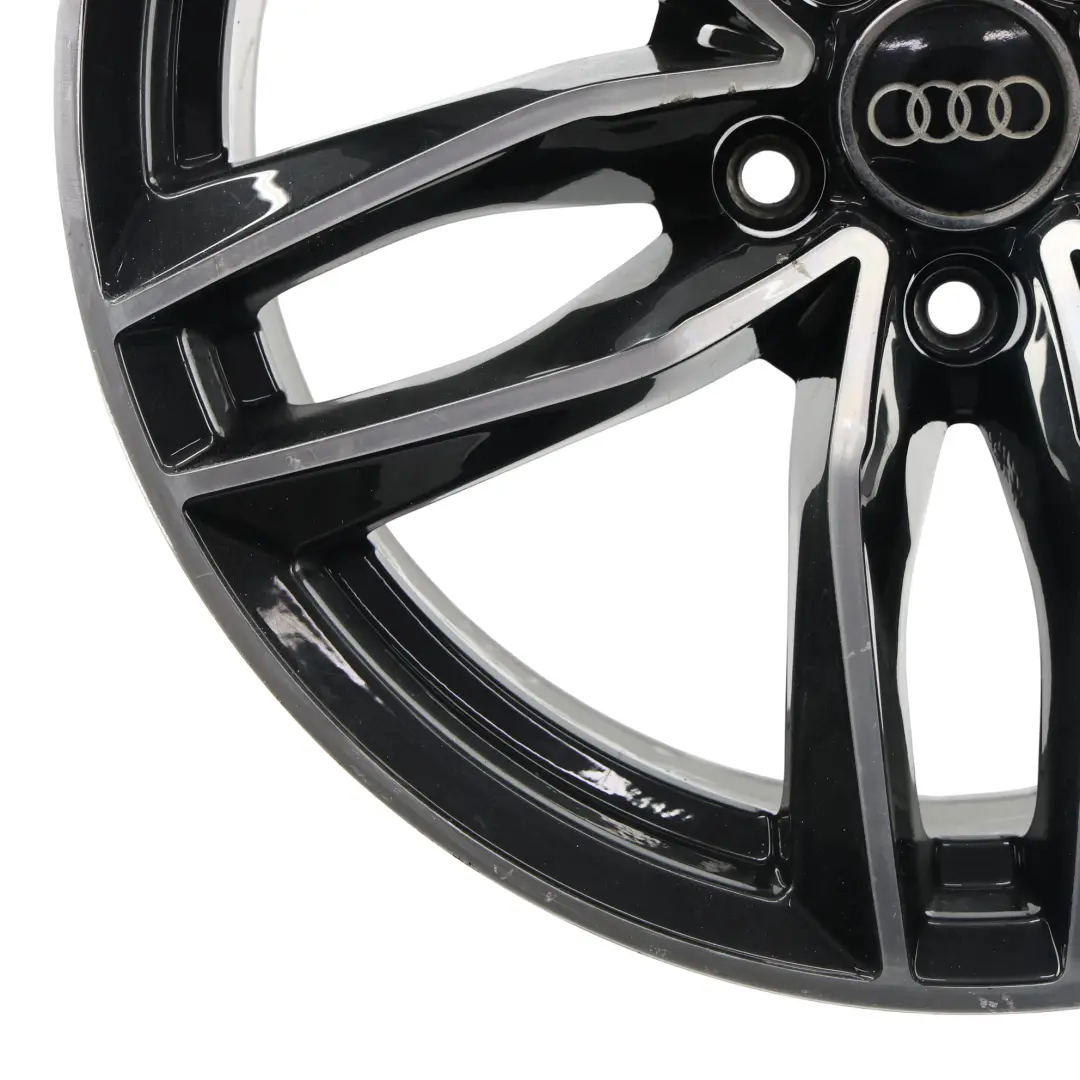 Audi Cerchione Lega Bicolore Argento Nero 18" 8J ET:42 - SKU AUDI-VIA-18-2 - Numero di parte AUDI-VIA-18
