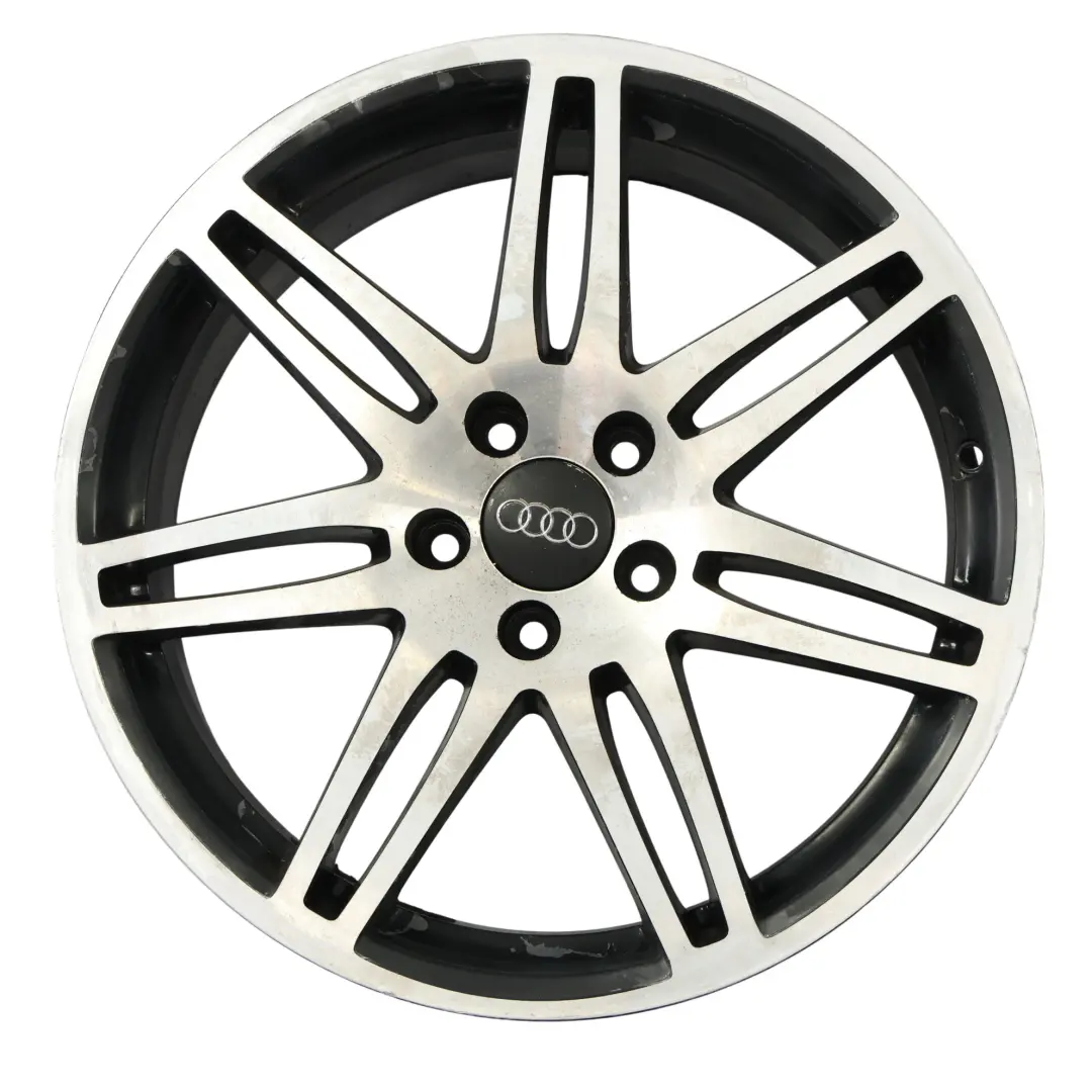 Unbranded Jante Alliage Argent Bicolore Noir VIA 18" 8J SET - SKU AUDI-VIA-18-SET - Numéro de pièce AUDI-VIA-18-SET