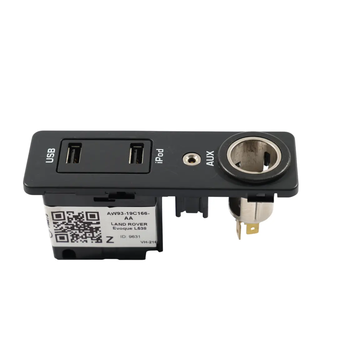 Range Rover Evoque L538 Pannello Connettore USB AUX - SKU AW93-19C166-AA - Numero di parte AW93-19C166-AA