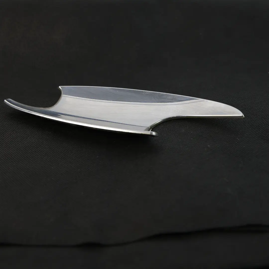 Exterior Handle Cover Trim Chrome Left N/S to Mercedes W245 with Part number B66881237 Mercedes W245 Exterior Handle Cover Trim Chrome Left N/S - SKU B66881237 - Part number B66881237