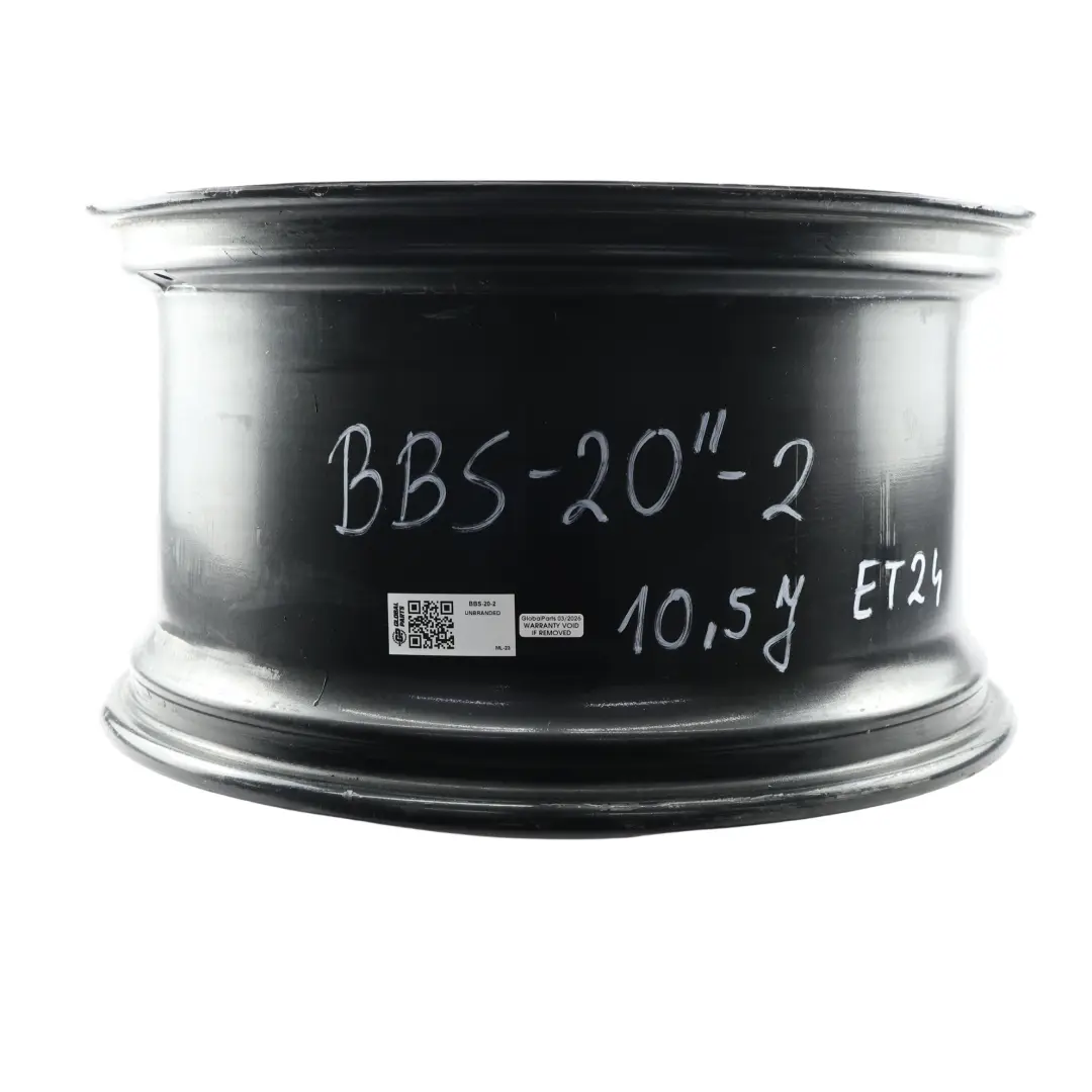 BBS Motorsport Llanta Aleación Negro Mate 20" 10.5J ET:24 para con número de pieza BBS-20 BBS Motorsport Llanta Aleación Negro Mate 20" 10.5J ET:24 - SKU BBS-20-2 - Número de pieza BBS-20