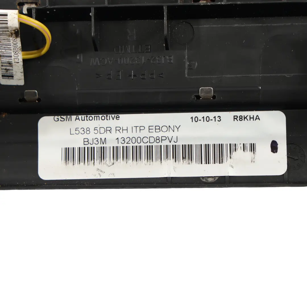 Moldura Entrada Puerta Delantera Derecha BJ32-13200-ADW para Range Rover Evoque L538 con número de pieza BJ32-13200-ACW Range Rover Evoque L538 Moldura Entrada Puerta Delantera Derecha BJ32-13200-ADW - SKU BJ32-13200-ACW-1 - Número de pieza BJ32-13200-ACW