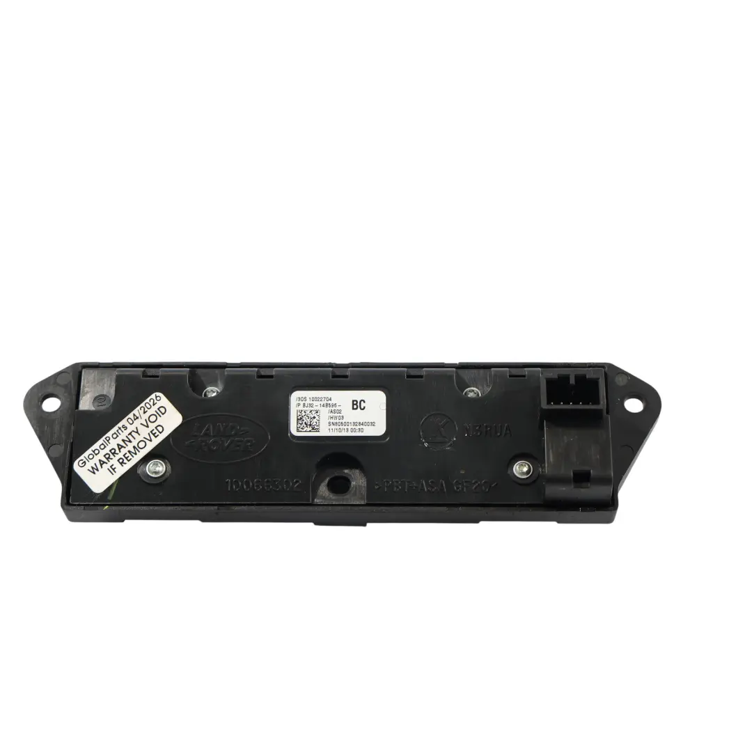 Federung Steuerung Schalter für Range Rover Evoque L538 mit Teilenummer BJ32-14B596-BC Range Rover Evoque L538 Federung Steuerung Schalter - SKU BJ32-14B596-BC - Teilenummer BJ32-14B596-BC