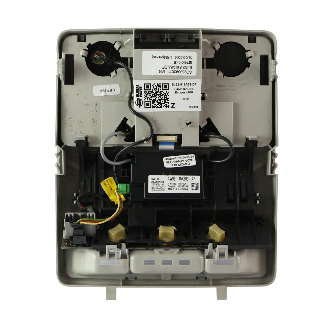 Range Rover L538 Módulo Control Luces Techo - SKU BJ32-519A58-DF - Número de pieza BJ32-519A58-DF