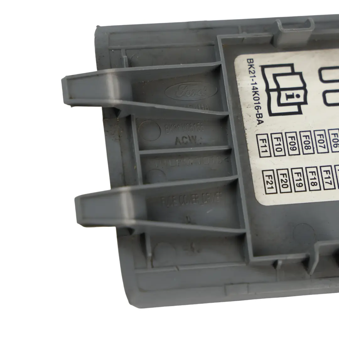 Mk8 Dashboard Fuse Box Cover Trim Lid to Ford Transit with Part number BK31-V06156-ACW Ford Transit Mk8 Dashboard Fuse Box Cover Trim Lid - SKU BK31-V06156-ACW - Part number BK31-V06156-ACW