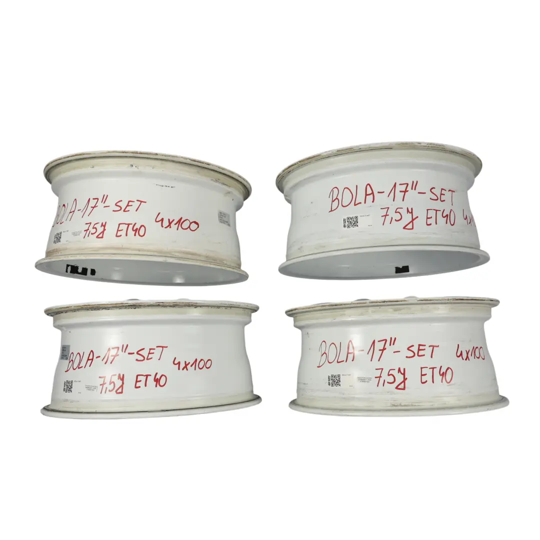  Bola Jantes Alliage Blanc 17" 7,5J ET:40 11-Rayons SET x4 - SKU BOLA-17-SET - Numéro de pièce BOLA-17-SET