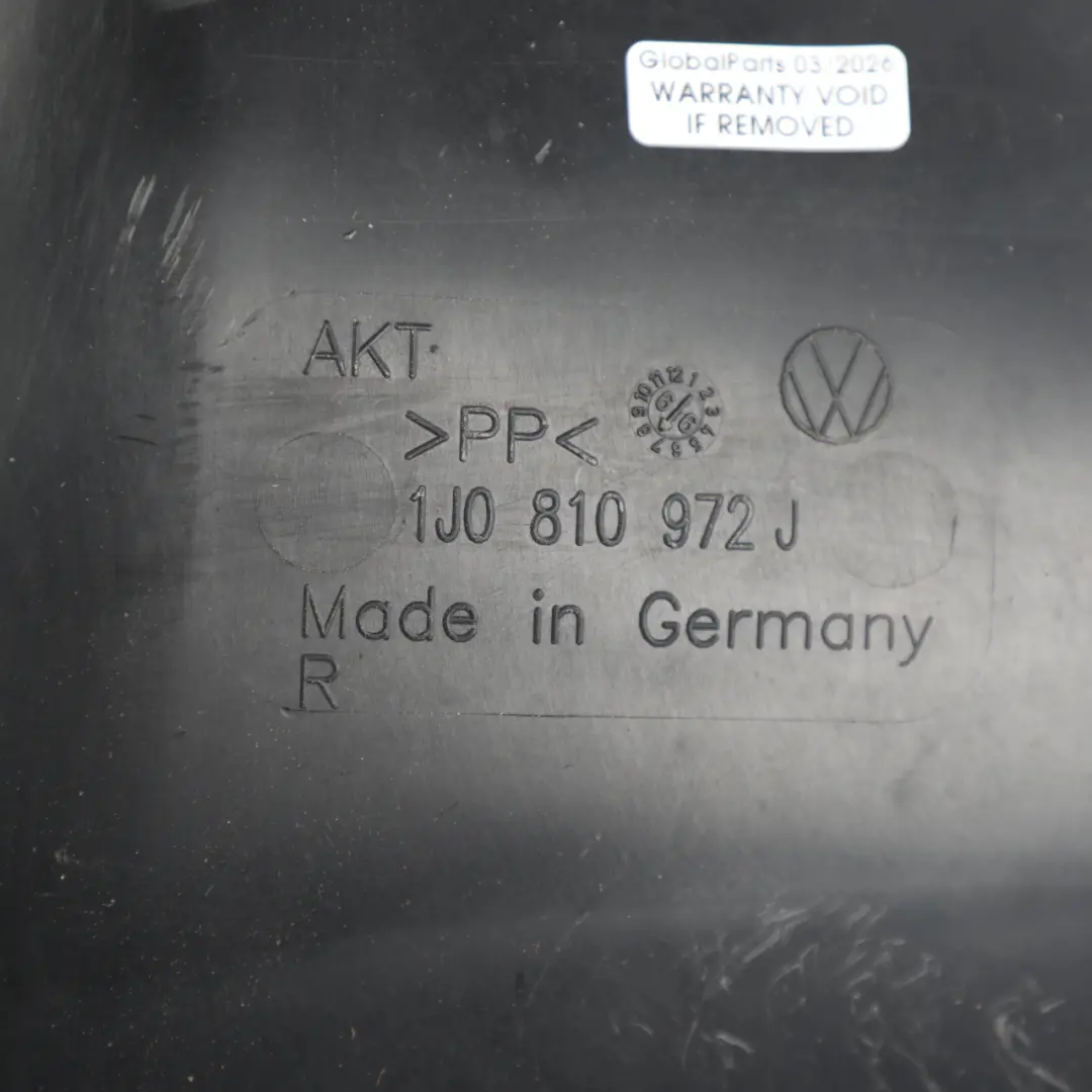 Volkswagen Golf GTI IV Rear Wheel Arch Cover Splash Guard Right O/S - SKU 1J0810972J - Part number 1J0810972J