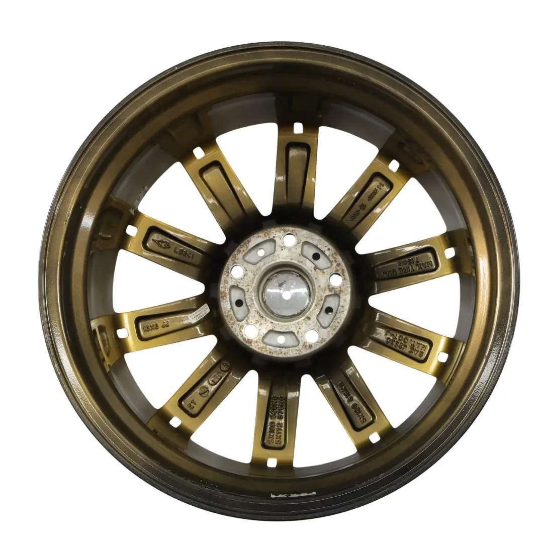 Unbranded Llanta Aleación Bronce Bicolor Plata 18" 8J SET - SKU CALIBRE-VW-VIA-18-SET - Número de pieza CALIBRE-VW-VIA-18-SET