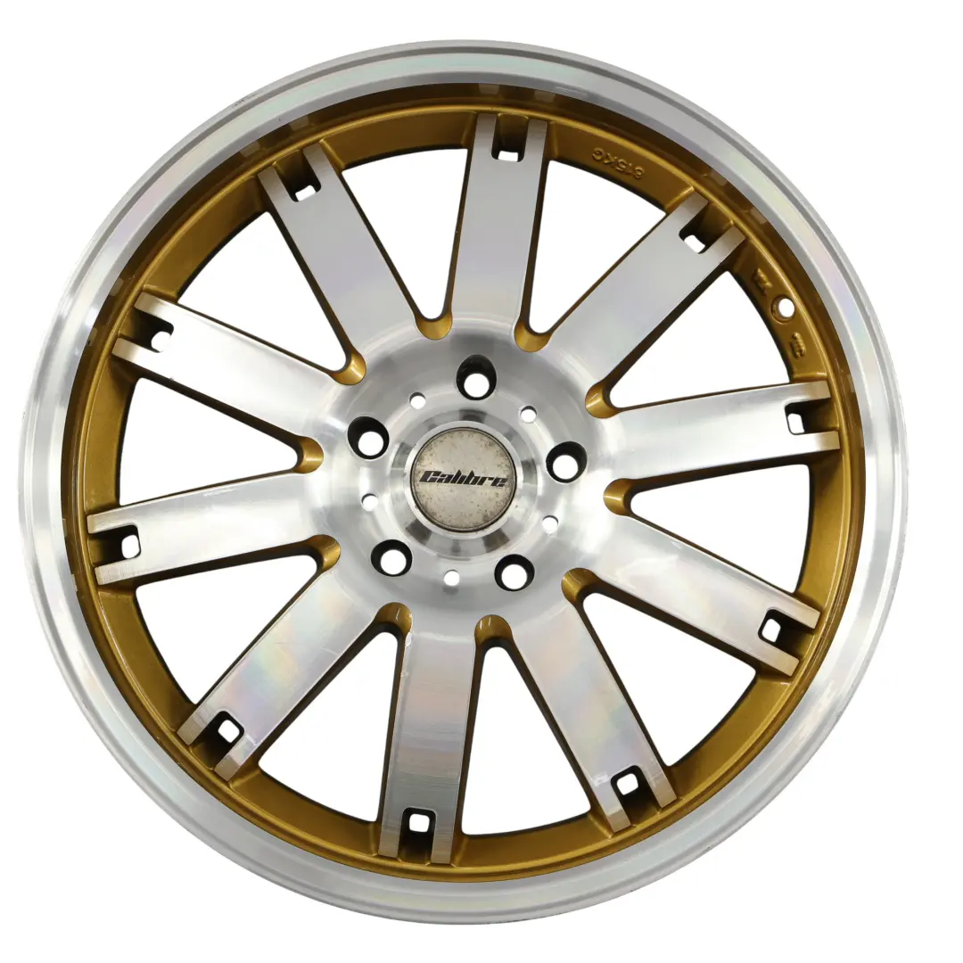 Unbranded Calibre Bronze Bicolor Silber Leichtmetall Felge 18" 8J SET - SKU CALIBRE-VW-VIA-18-SET - Teilenummer CALIBRE-VW-VIA-18-SET